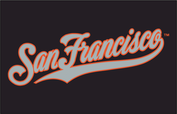 San Francisco Giants 1994-1999 Batting Practice Logo v2 iron on heat transfer